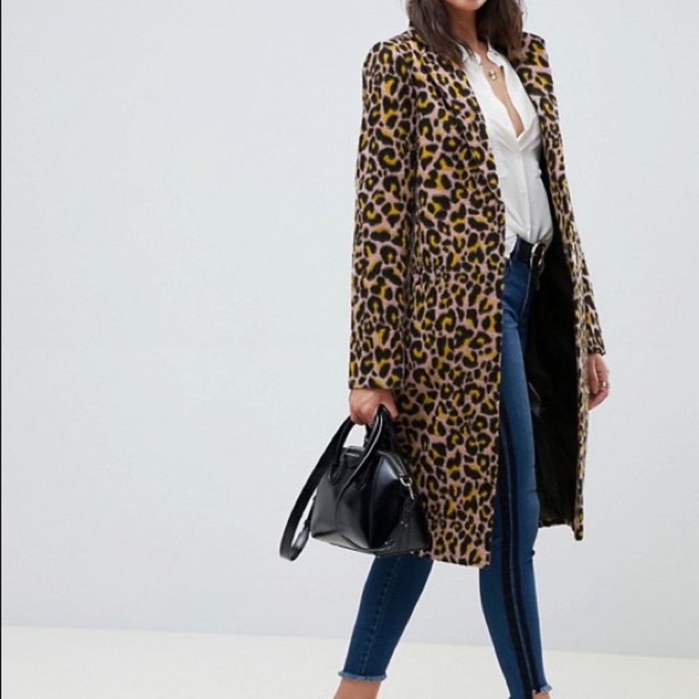 ASOS Leopard Print Coat